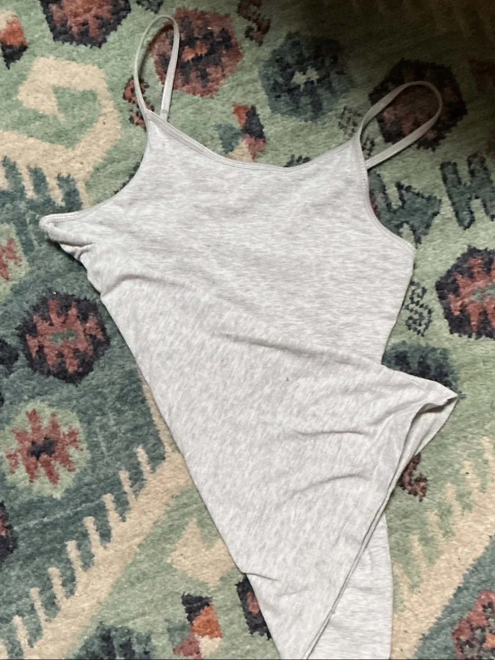 Old Navy Light Gray Girls' Knit Camisole Tank top size 8/medium